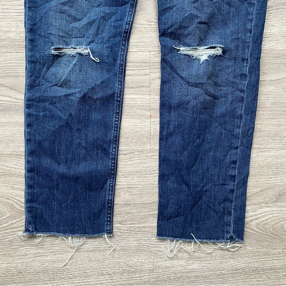Rag & Bone Dre Low-Rise Slim Boyfriend Jean Emory Size 28 Distressed Raw Hem - Picture 2 of 11